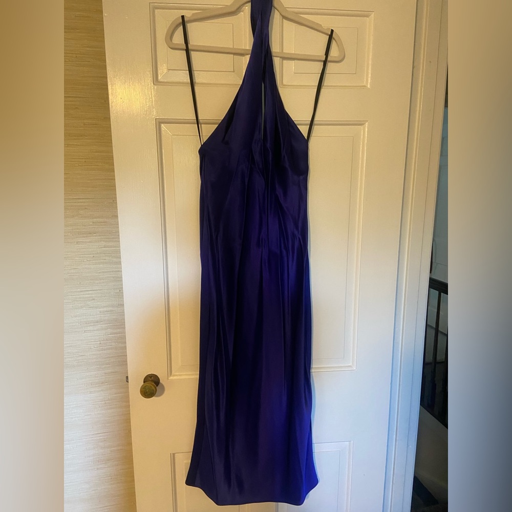Babaton silk purple dress